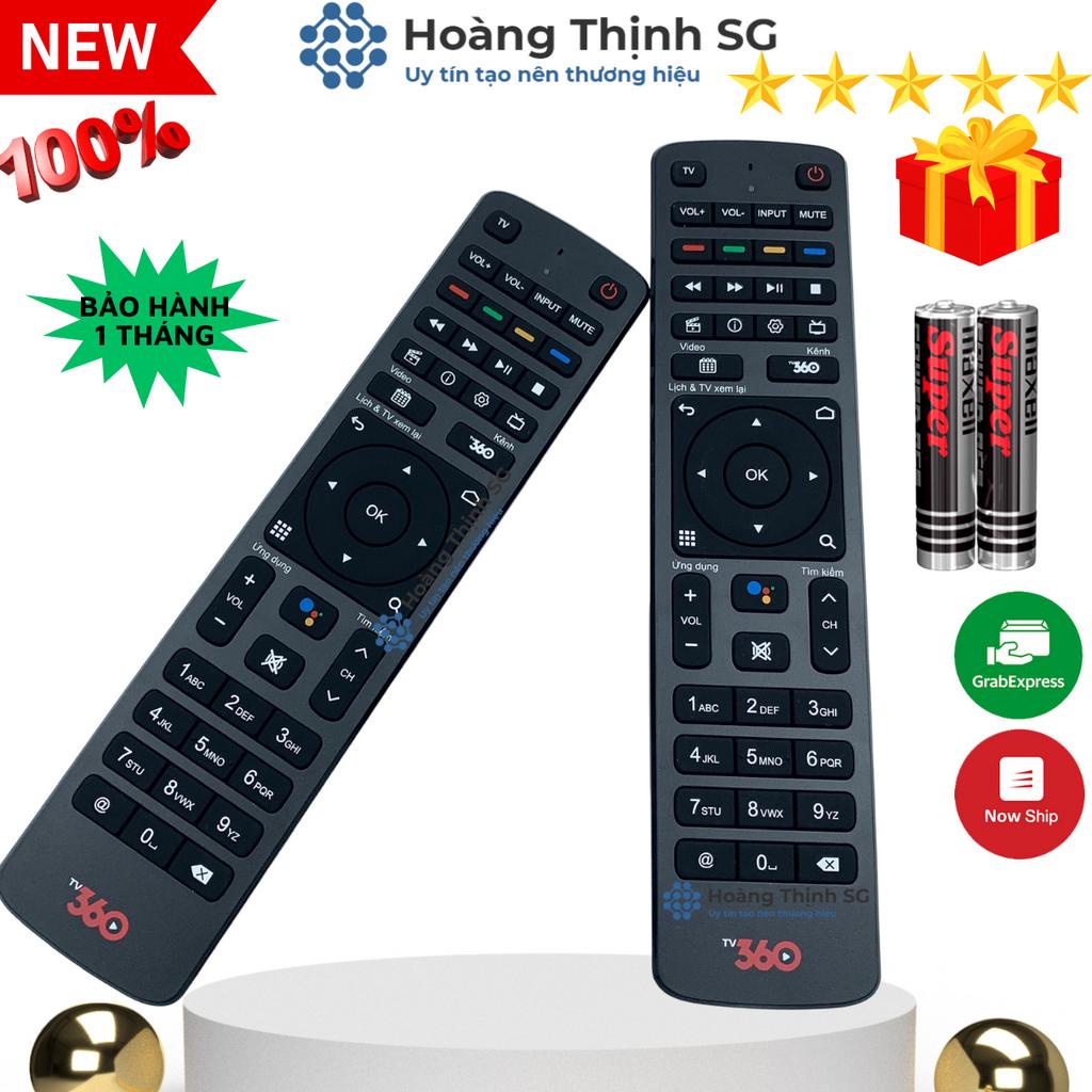 Remote điều khiển đầu thu Viettel TV360, Điều Khiển Viettel TV360 Có Giọng Nói - Tặng kèm pin