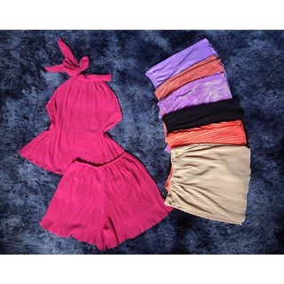 Set cổ yếm dập ly