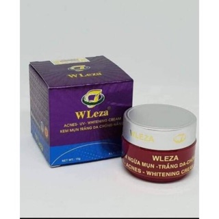Kem trắng da ngừa mụn chống nắng Wleza 15g