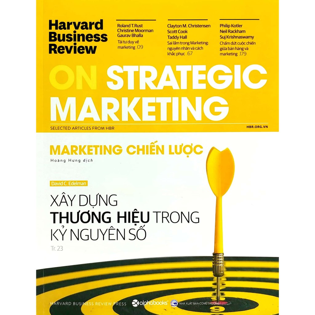Sách Alphabooks - Harvard Business Review - On Strategic Marketing - Marketing Chiến Lược (Selected Articles from HBR)