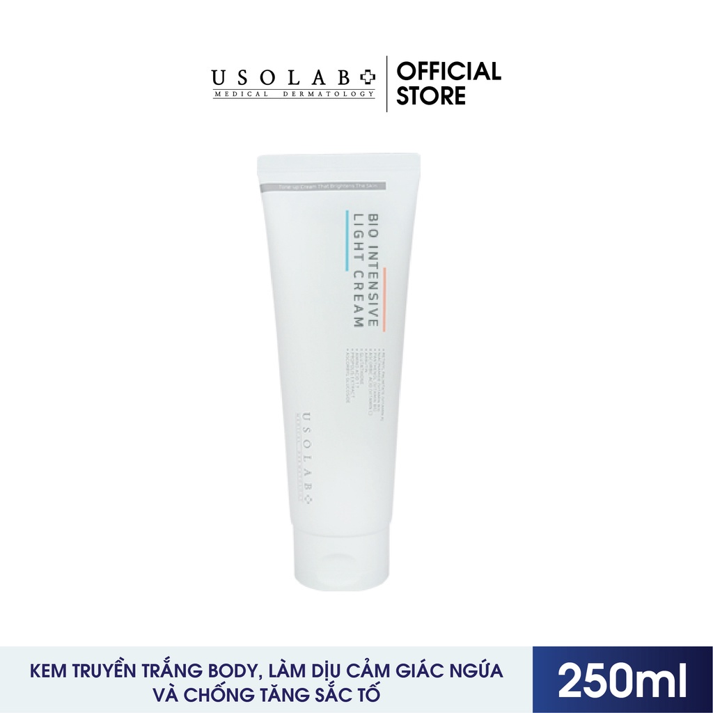 Kem truyền trắng da body Usolab Bio Intensive Light Cream 250ml