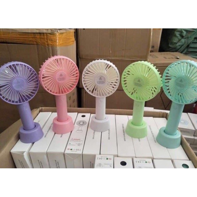 Quạt Mini Cầm Tay Để Bàn Fan SS2 Sạc Điện rất Tiện Lợi