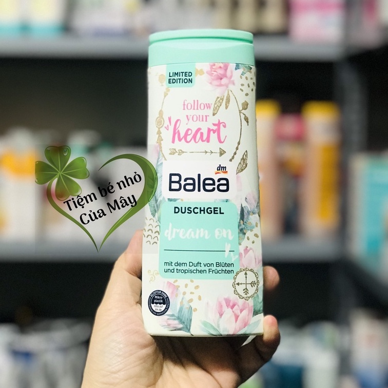 [ NỘI ĐỊA ĐỨC-300ML ] Sữa tắm Balea Dream On (bản limited edition) dưỡng ẩm cho làn da khô