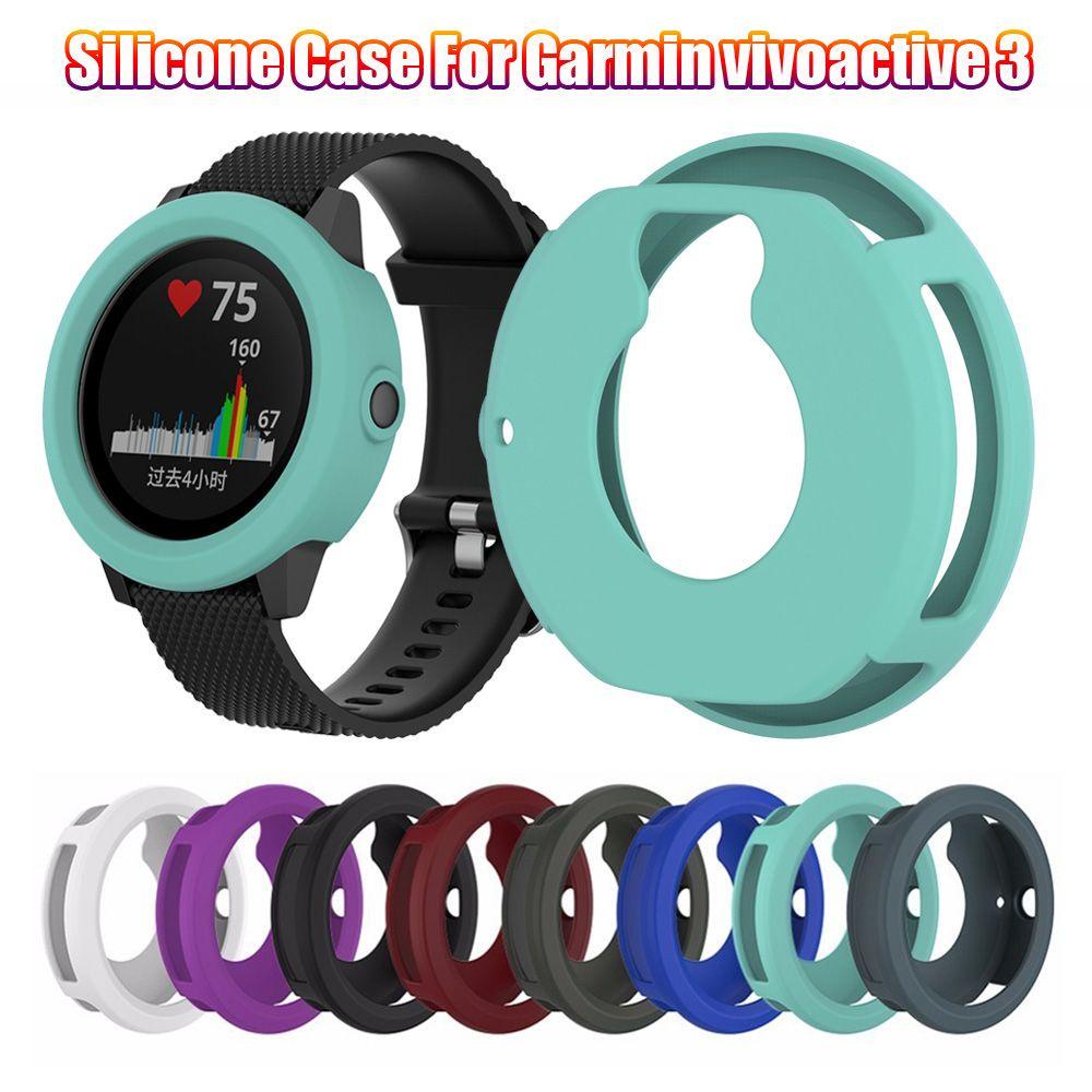 BTLIMER Ốp Silicone Mềm Phong Cách Cổ Điển Cho Garmin Vivoactive 3