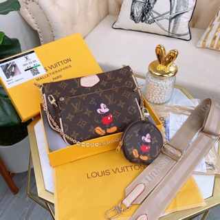 Túi xách Set LV Micky full hộp kẻm ảnh thật