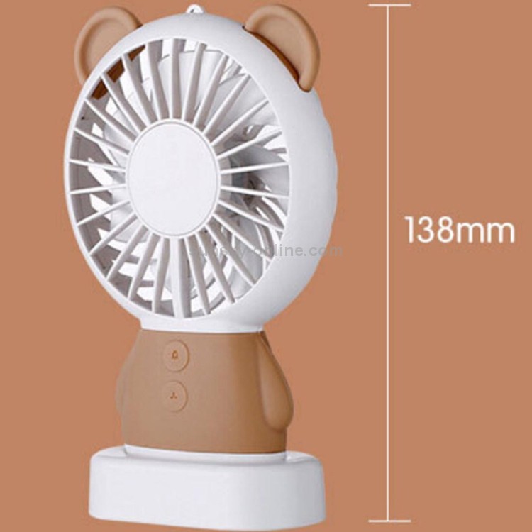 Quạt Mini Để Bàn Hình Thú Cute Ngộ Nghĩnh, Có Đèn Led, 3 Mức Độ Gió, Xin Xắn Nhỏ Nhắn Gọn Nhẹ