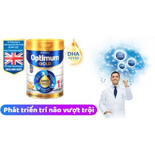 Sữa Optimum Gold 1 HMO - 900g 👨‍❤️‍💋‍👨Freeship👨‍❤️‍💋‍👨Dinh dưỡng đặc chế hỗ trợ hệ tiêu hóa khỏe mạnh