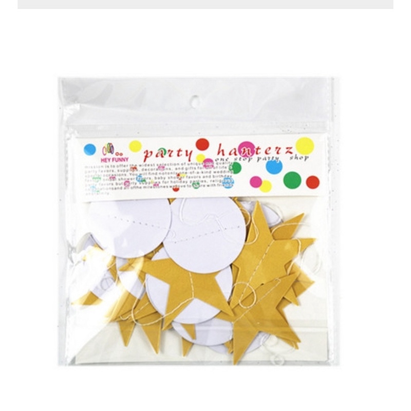 Dây Ngôi Sao Giấy Trang Trí Tiệc Cưới