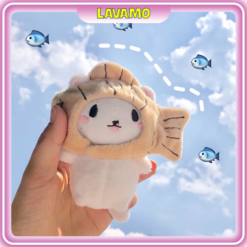 Móc khóa thú bông treo balo thời trang xinh xắn LAVAMO MK06