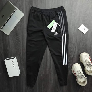 Quần thể thao nỉ nam 3 sọc,quần jogger nỉ cho cả nam và nữ thu đông chất umi đẹp logo thêu sắc nét