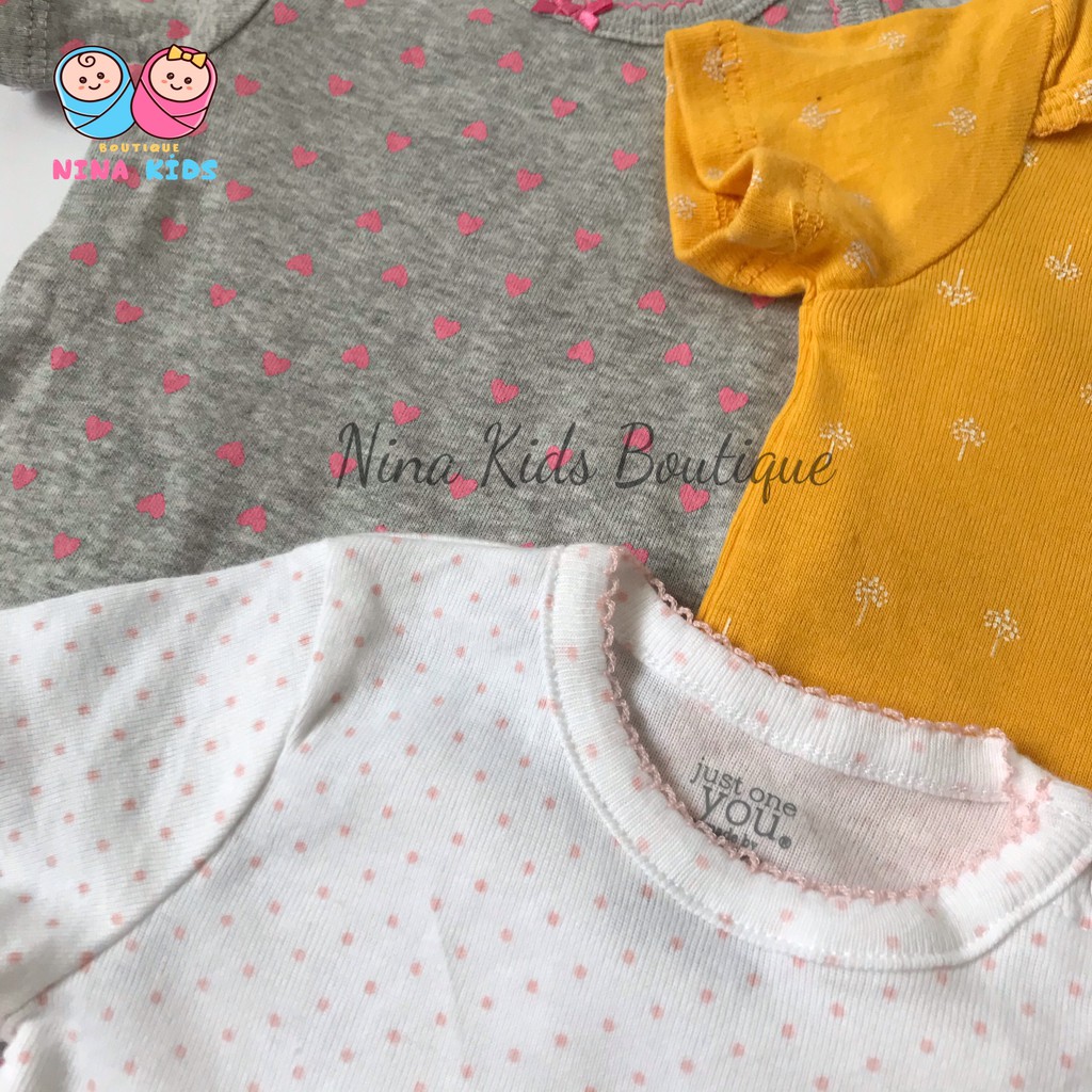 Set 5 áo Bodysuit Cho Bé Trai và Gái (mẫu ngẫu nhiên)