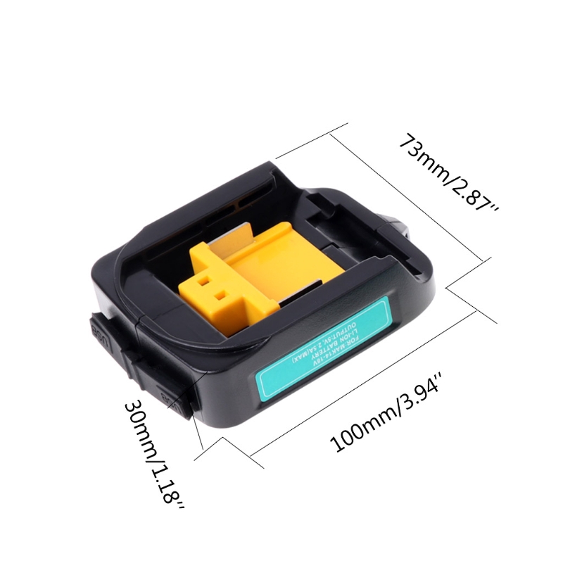 USB Charging Adapter For Makita ADP05 BL1815 BL1830 BL1840 BL1850 1415 14.8-18V