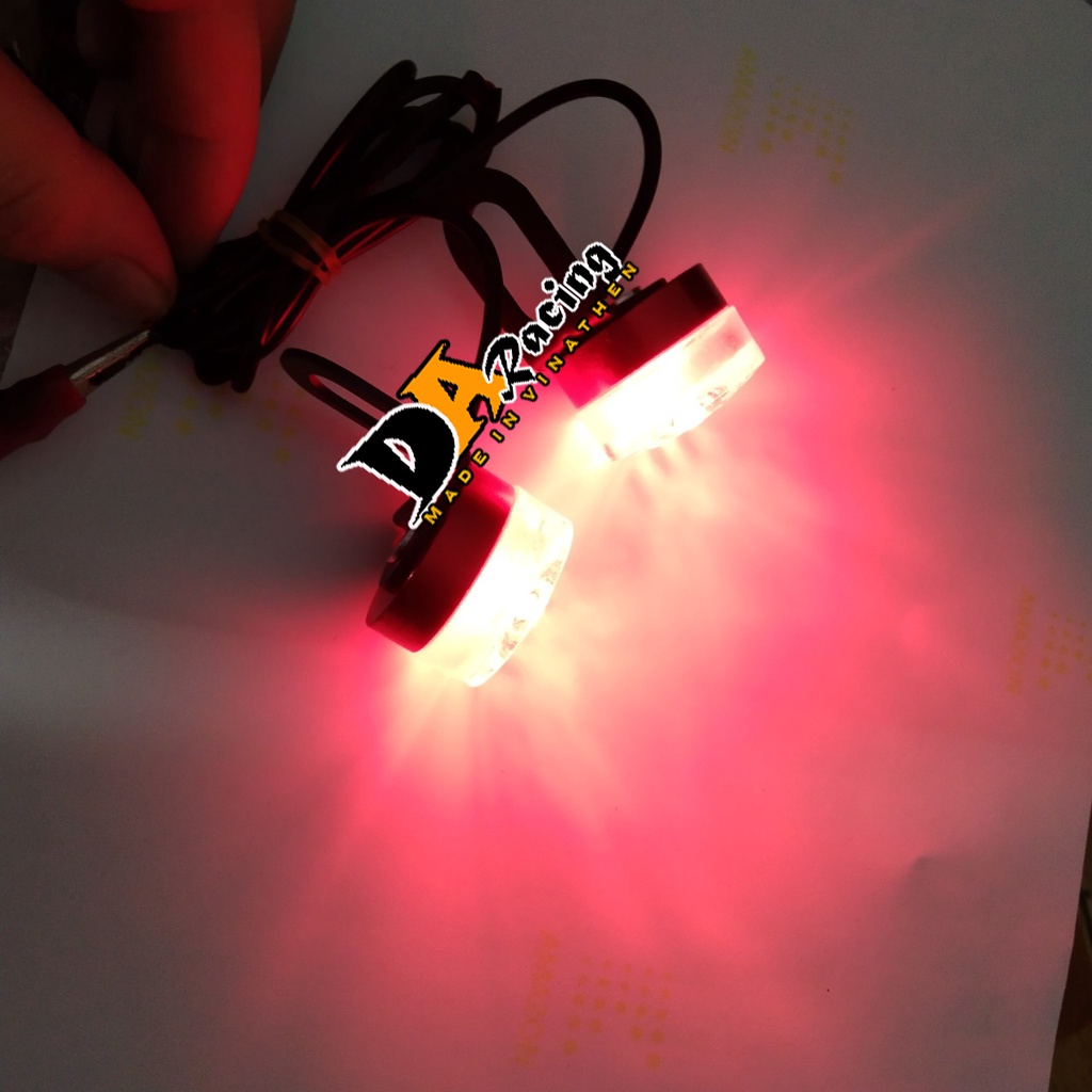 BỘ 2 ĐÈN MINI CHỚP NHÁY GẮN CHÂN GƯƠNG XE MÁY SIÊU ĐẸP ĐỦ MÀU