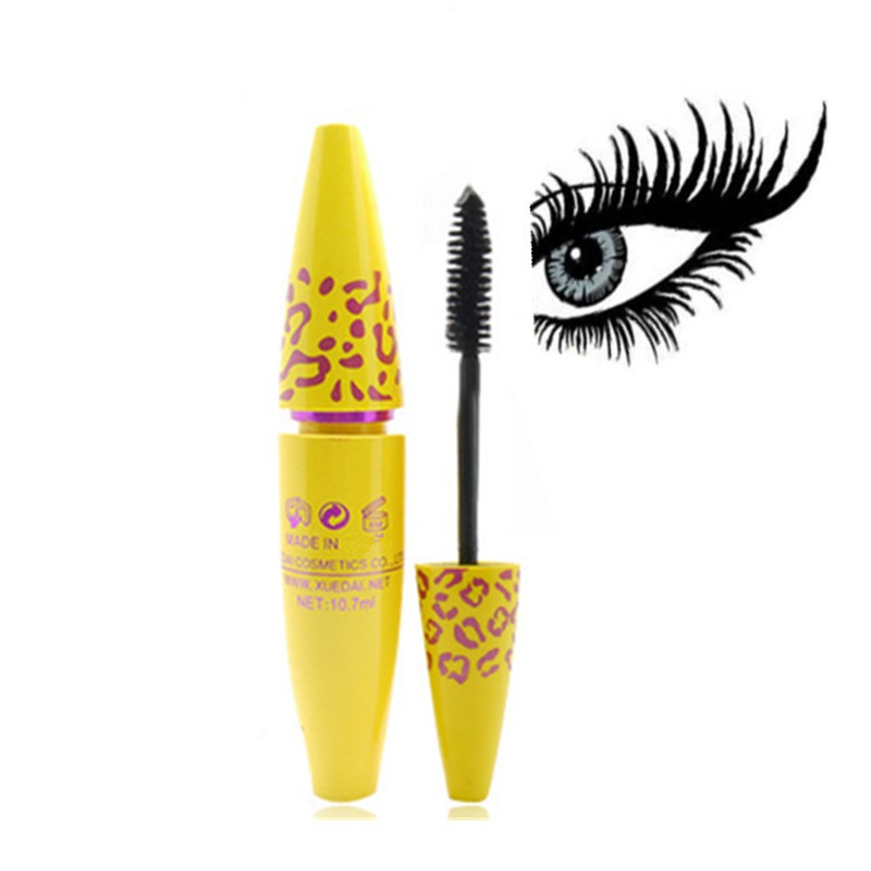 Mascara Sợi Tơ 4D Màu Đen Chuốt Mi Cong Vút Và Dày Hơn Kháng Nước Lâu Trôi