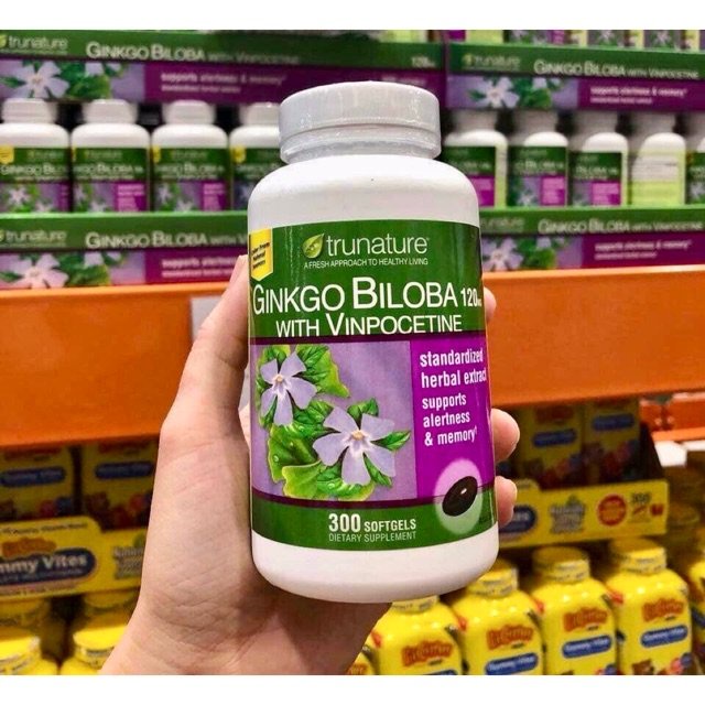 Viên Uống Bổ Não Ginkgo Biloba 300 Viên Của Mỹ