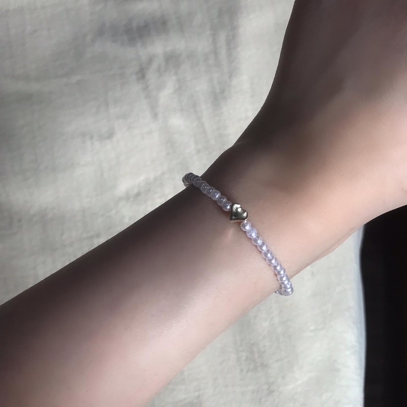 Set Dây Chuyền Vòng Tay Trái Tim Ko Đen Gỉ You’re Mine