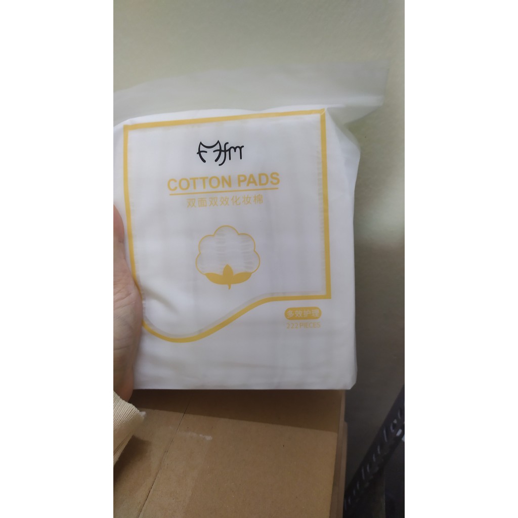 BÔNG TẨY TRANG cotton pads 222 miếng