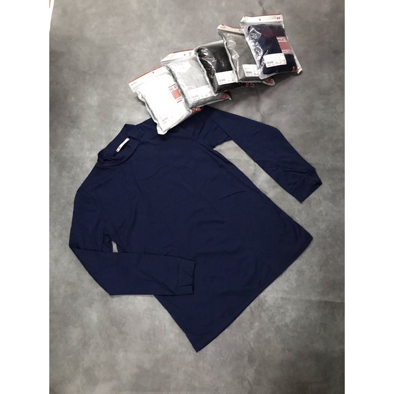 [Ảnh Thật] ÁO GIỮ NHIỆT NAM UNIQLO CỔ 3 PHÂN VNXK COTTON CAO CẤP | BigBuy360 - bigbuy360.vn