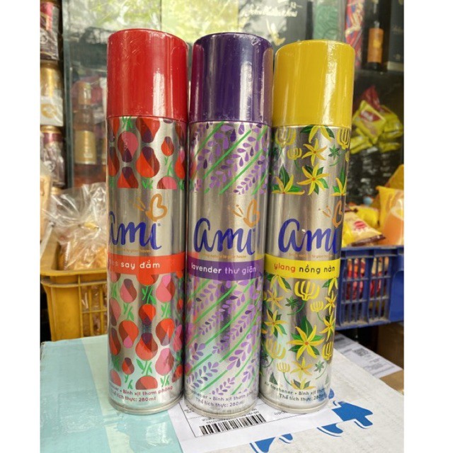 Bình Xịt Thơm Phòng Ami Chai 280ml
