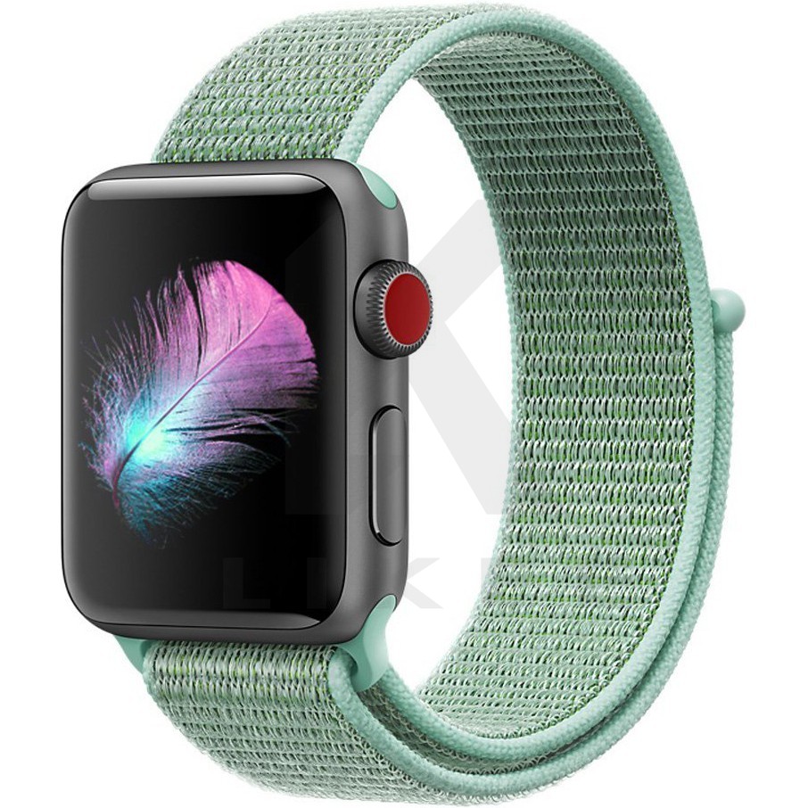 Dây đeo bằng vải dệt nhiều màu cho dây đeo Apple Watch Soft Sports Replacement 38/40mm 42 / 44mm Nylon Loop iWatch Series 6 5 4 3 2 1 SE