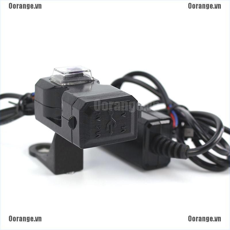Bộ SạC USB 2 CổNg 12v ChốNg NướC + Công TắC Và Giá Đỡ TiệN DụNg