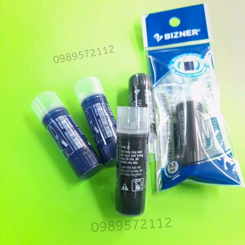 Ống mực cho bút lông bảng BIZNER.mực viết bảng
