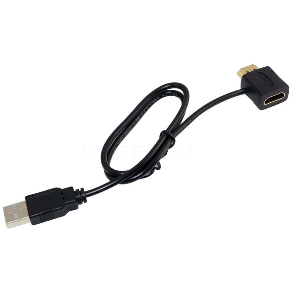 Đầu nối chuyển đổi đầu cắm HDMI cáp USB 2. 0 dài 50cm