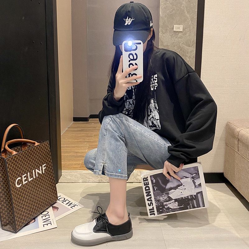 Giày Thể Thao Cổ Thấp Đế Cao Su Thời Trang Hàn Quốc Cho Nữ