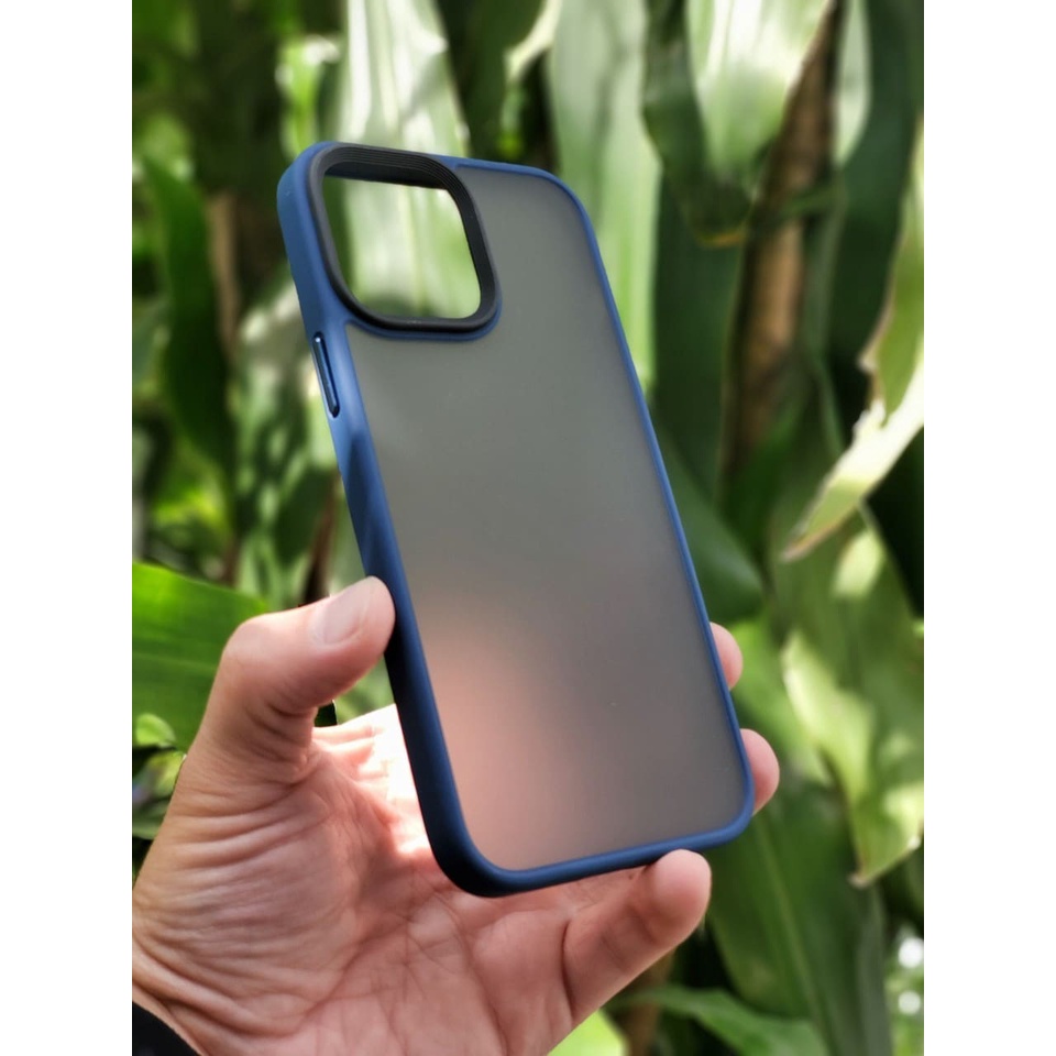 Ốp Lưng likGus nhám viền dẻo cho iPhone 13, 13 Pro, 13 Pro Max chống sốc, chống Vân tay Hàng chính hãng