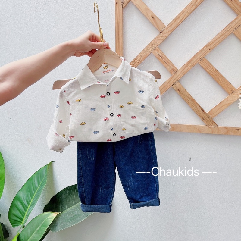 Bộ oto dài tay cho bé mã 80098