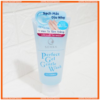Sữa rửa mặt Sạch Mát Dịu Nhẹ Shiseido Senka Perfect Gel Gentle Wash 100gr