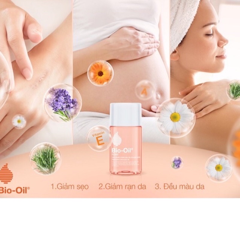 (CHÍNH HÃNG) Tinh dầu Bio-Oil 60ml/125ml ngừa rạn da, giảm thâm, mờ sẹo