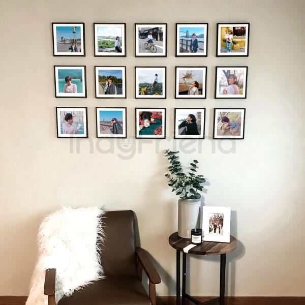 KHUNG ẢNH VUÔNG ĐỦ SIZE 15x15, 20x20,30x30cm, mặt mica dầy sáng bóng bảo hành gẫy vỡ