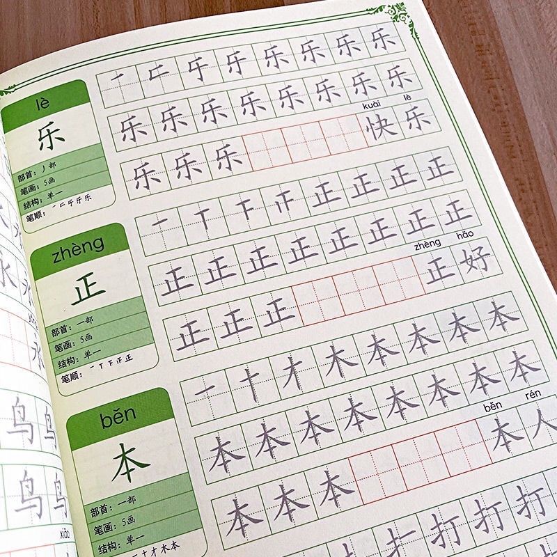 Vở tập viết chữ Hán thông dụng dành cho người mới bắt đầu học tiếng Trung