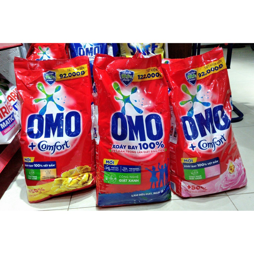 Bột giặt OMO thông minh thế hệ mới 5,5 kg - 6kg các loại