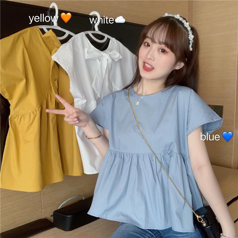 Korean Style Short Sleeve Shirt For Women