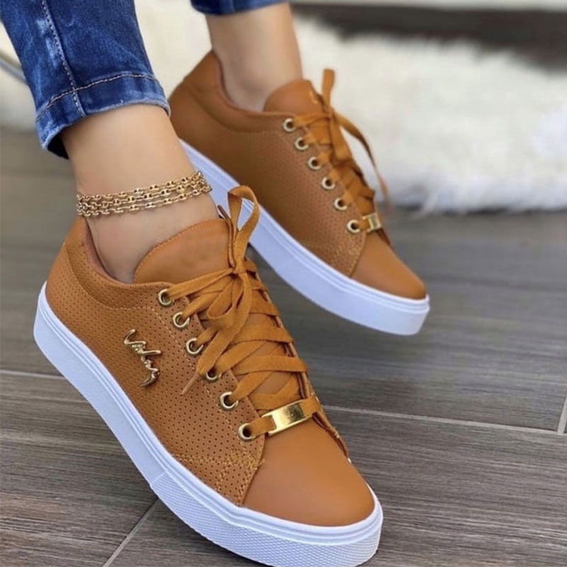 Giày Mũi Tròn Đế Dày Phong Cách Âu Mỹ Thời Trang Mùa Thu 2022 Cho Nữ