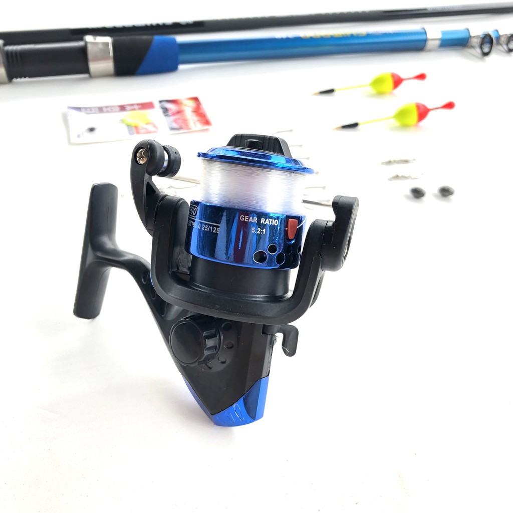 Bộ cần câu máy Shimano kèm phụ kiện , Tặng cần tay shimano 2m7 - Top1VN giá rẻ y hình