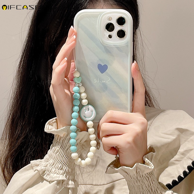 Ốp Điện Thoại Trong Suốt Hình Trái Tim Mặt Cười Cho Xiaomi Mi 12 Pro 12X 11 Lite 10 Lite 9 Redmi Note 8 K50 K40 K30 Pro