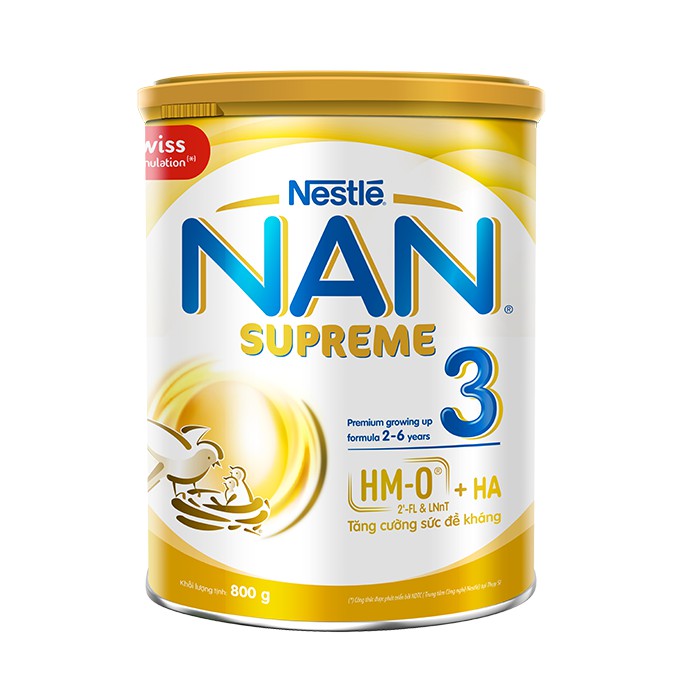Sữa Nan Supreme số 3 800g (2-6T)