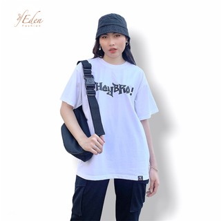Áo thun phông unisex local brand Heybro by Eden form rộng tay lỡ dễ phối đồ đơn giản - HB004