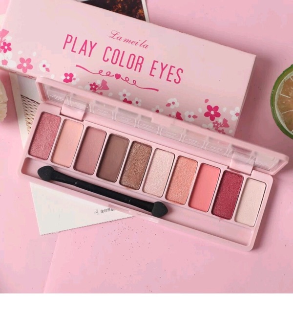 ( follw shop 19k) Bảng 10 màu phấn mắt play color eyes chính hãng- nội địa trung