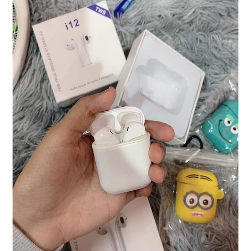 Tai Nghe Bluetooth i12 TWS  5.0 tai nghe không dây i12 Cảm Ứng 1 Chạm Mở Nắp Tự Kết Nối - QT | BigBuy360 - bigbuy360.vn