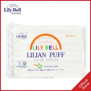 Bông tẩy trang Lily Bell 222 miếng