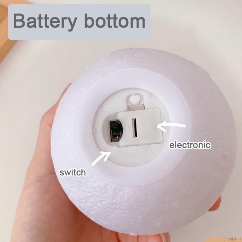 Đèn tròn để bàn hình mặt trăng bền bỉ dễ sử dụng cho phòng khách/phòng ngủ