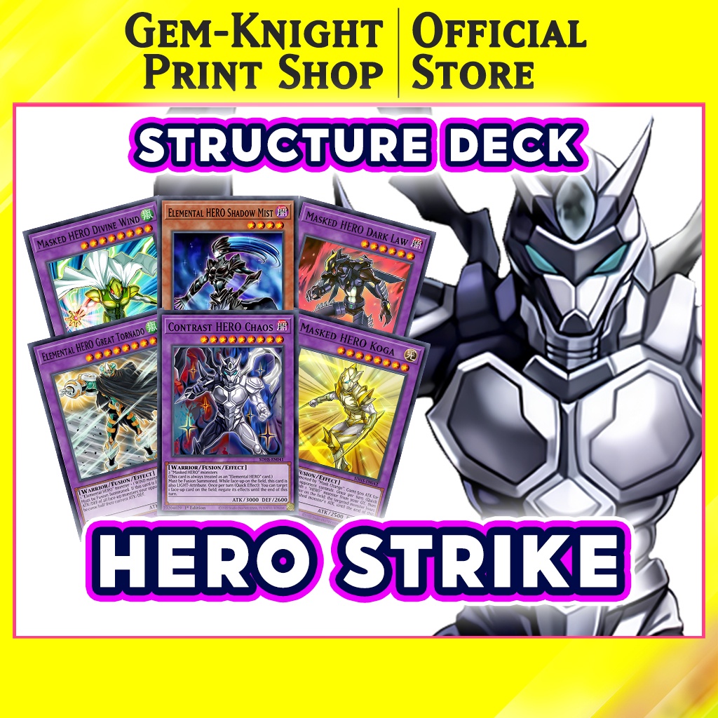 [Bài In] Bộ bài Yugioh - HERO Strike Structure Deck