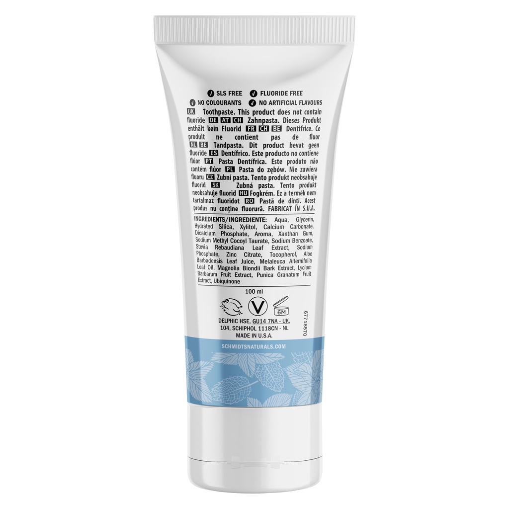 [Răng Miệng] Kem Đánh Răng Hữu Cơ Schmidth's Wondermint 133Gr