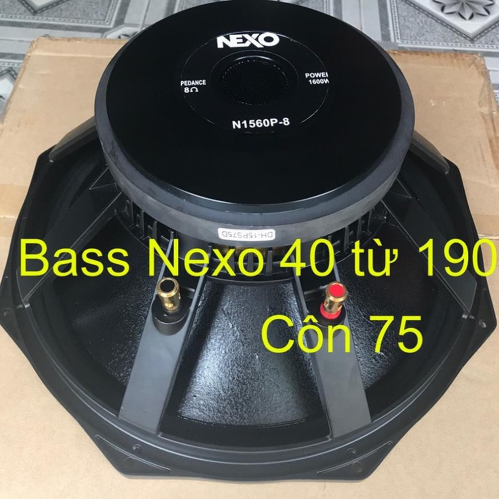 CỦ BASS 40 NEXO TỪ 190 COIL 75 màng bóng HÀNG NHẬP CAO CẤP - GIÁ 1 LOA