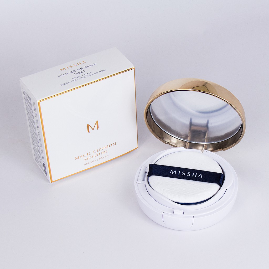 Phấn nước che khuyết điểm kiềm dầu Missha M Magic Cushion SPF 50+ PA+++ 15g | BigBuy360 - bigbuy360.vn