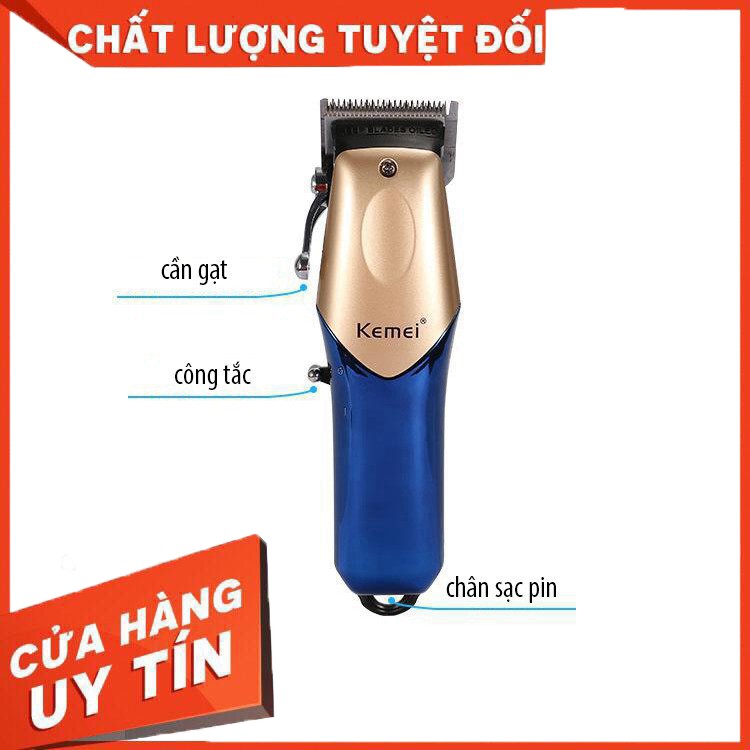 [ CHÍNH HÃNG ] Tông đơ cắt tóc cao cấp Kemei 2615